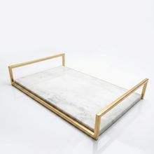 Product image of Eterna - თეთრი მარმარილოს ლანგარი 51*19*7 სმ