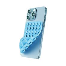 Product image of მობილურზე მისაკრავი ორმხრივი სილიკონი ცისფერი