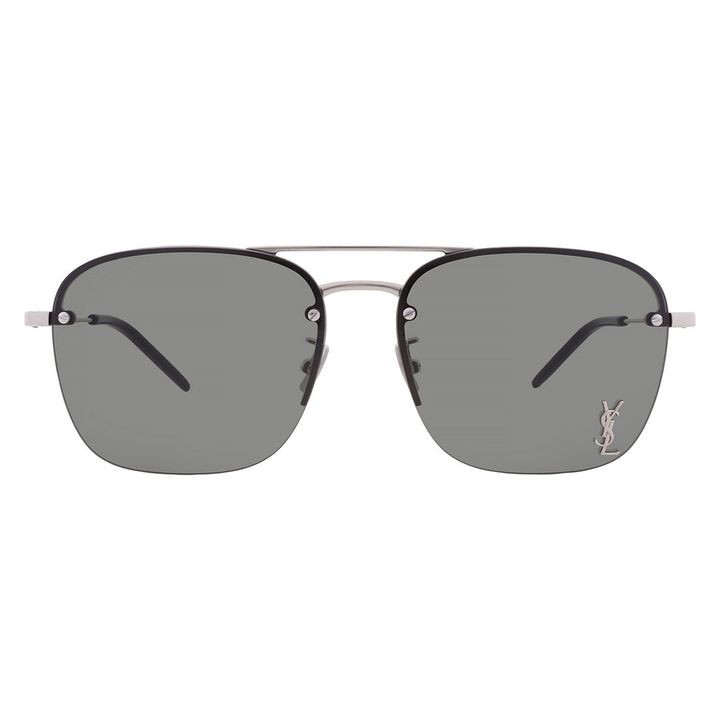 saint-laurent-logo-navigator-sunglasses-in-grey-mzis-satvale