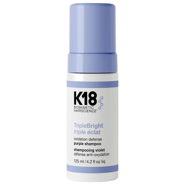 k18-biomimetic-hairscience-triplebright-oxidation-defense-purple-shampoo-foam-125ml-siqvitlis-satsinaaghmdego-iasamnisferi-shampuni