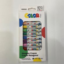 Product image of Polka Dots Series Hexagonal Oil Pastel Set (12 Colors) პასტელის ფანქრები