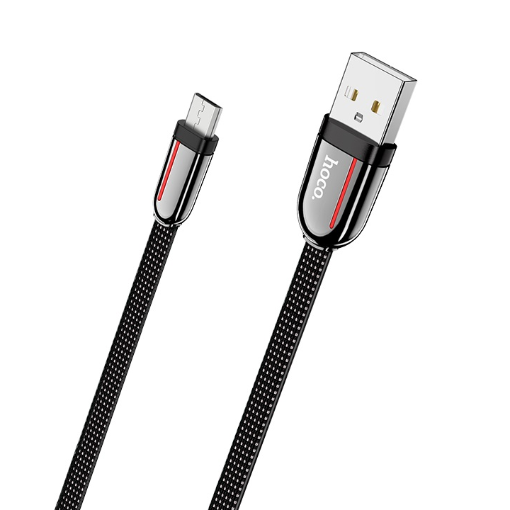 hoco-cable-u74-grand-charging-data-cable-for-micro-black-photo-2