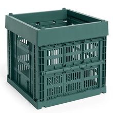 Product image of HAY Colour Crate Cube Dark green ორგანაიზერი