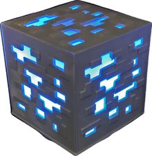 Product image of Minecraft block Lamp მაინქრაფთის ლურჯი ბლოკის სანათი
