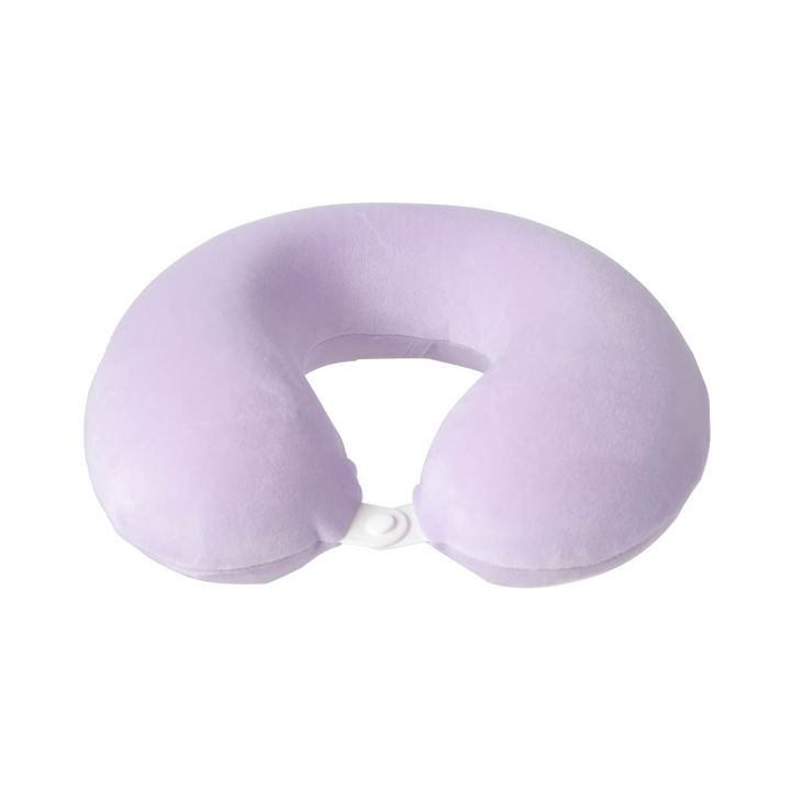 kisris-balishisolid-color-memory-foam-u-shaped-pillow-purple