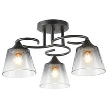 Product image of BELLA MITA 6362-3 3 ნათურით შავი ჭაღი ჭერის სანათი