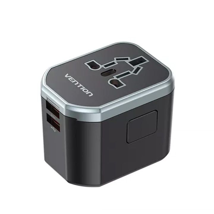 vention-fjcb0-3-port-usb-c-a-a-universal-travel-adapter-20w18w18w-black
