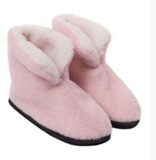 Product image of ოთახის ჩუსტი Chuni ნატურალური შალის პუდრა ვარდისფერი