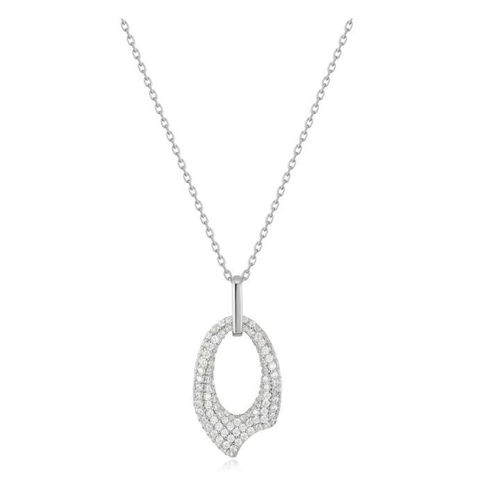 Ania Haie N051-02H Silver Pavé Arrow Pendant ყელსაბამი