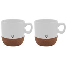 Product image of Wood Grain Mini Ceramic Mugs 140მლ 2ც კერამიკის ჭიქა