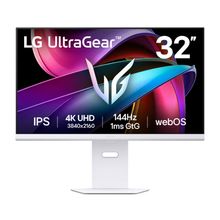 Product image of LG UltraGear Smart 31.5" 32G810SA-W 4K UHD (3840 x 2160) IPS 144Hz 1ms 400 cd/m² White მონიტორი
