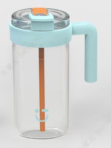 Product image of ბოთლი/Large Capacity Plastic Bottle with Handle 1500mL(Green)