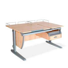 Product image of სამეცადინო მაგიდა ერგო უნივერსალი SUT17, ტუმბო TCH 07, უკანა თარო.