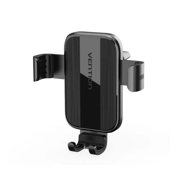 vention-kclb0-auto-clamping-car-phone-mount-with-duckbill-clip-black-square-type