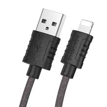Product image of BOROFONE cable BX52 Airy silicone charging data cable  for Lightningblack