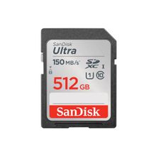 Product image of SanDisk 512GB Ultra SD/HC UHS-I Card 150MB/S Class 10 SDSDUNC-512G-GN6IN SD ბარათი