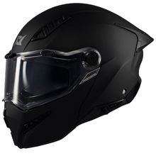 Product image of AXXIS Ghostfighter SV SOLIDO A1 MATT BLACK XL მოდულარი ჩაფხუტი