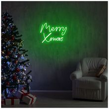 Product image of Cozy Home საახალწლო კედლის სანათი 43X33X2სმ Merry Christmas Green