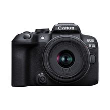 Product image of Canon EOS R10 RF-S 18-45mm IS STM 5331C047AA Black უსარკო ფოტოაპარატი