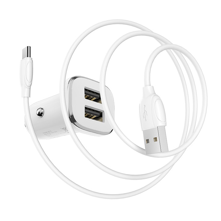 borofone-bz12-lasting-power-double-port-in-car-charger-settype-c-photo-4