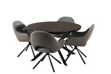 Product image of COMFORT ROOM გრანიტის მრგვალი გასაშლელი მაგიდა და 4 სკამი