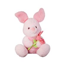 Product image of Winnie-the-Pooh Collection 12in. Holding Flower Plush Toy(Piglet)  რბილი სათამაშო