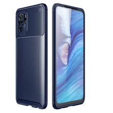 Product image of კარბონის ქეისი Xiaomi Redmi Note 10S Focus Carbon Case - მუქი ლურჯი