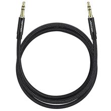 Product image of VENTION BAWBI Cotton Braided 3.5mm Male to Male Audio Cable 3M Black Aluminum Alloy Type