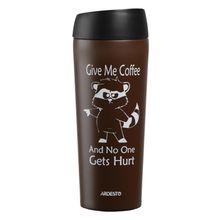 Product image of თერმოსი Ardesto Travel mug Coffee time Raccoon 0.45l