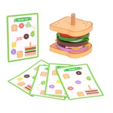 Product image of სენდვიჩის დამზადება – ხის როლური სათამაშო კომპლექტი