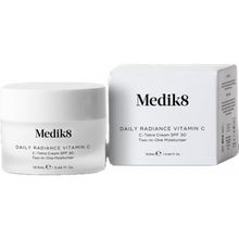 Product image of MEDIK8 daily radiance vitamin C-tetra cream SPF30 12,5მლ სახის დამატენიანებელი საცხი ც ვიტამინთ და მზისგან დამცავი ფილტრით