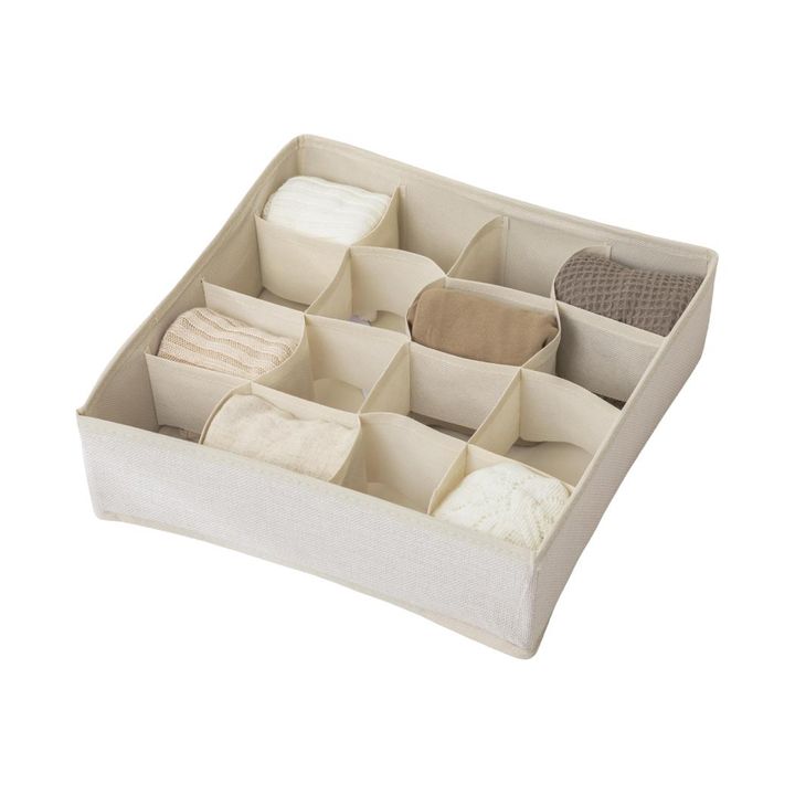 faux-flax-16-compartments-organizer-beige-organaizeri