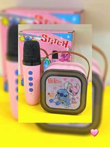 Product image of Aliva Kids&toys სტიჩის დინამიკი და მიკროფონი ვარდისფერი