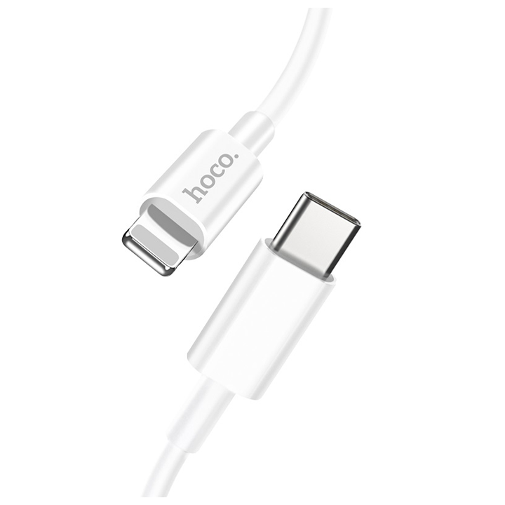 hoco-x36-swift-pd-charging-data-cable-for-lightning-white-photo-2