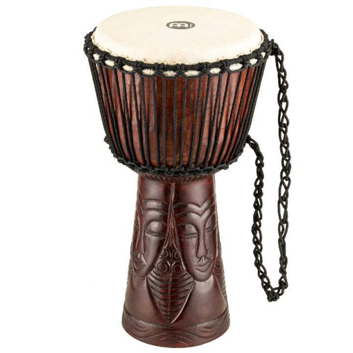 meinl-proadj4-m-african-djembe-medium-meinl-brown-african-queen-carving-jembe