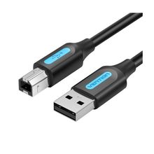 Product image of VENTION COQBI USB 2.0 A Male to B Male Cable 3M Black PVC Type