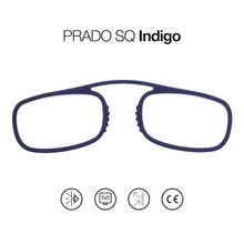Product image of ARMLESS PRADO SQUARE Indigo +2.0 საკითხავი სათვალე