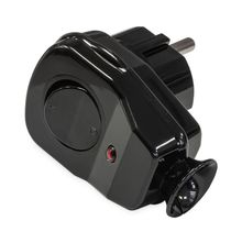 Product image of ჩანგალი Timex დამიწებით კუთხოვანი ამომრთველით 16А 250V შავი Uni-Schuko