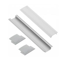 Product image of ალუმინის პროფილის ნაკრები GLAX GTV 2მ ჩაფლული ვერცხლისფერი