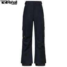 Product image of Rehall WYATT-R-jr. - Juniors snowpants wide fit BLACK სათხილამურო შარვალი