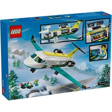 Product image of LEGO 60465 CONSTRUCTOR CITY EMERGENCY AIR AMBULANCE AIRPLANE ასაწყობი კონსტრუქტორი