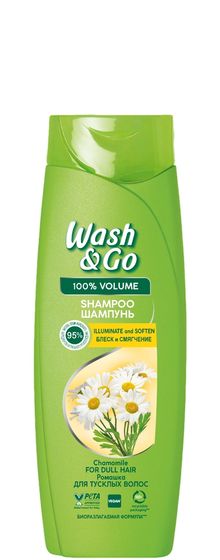 Product image of Wash & Go შამპუნი გვირილა 180მლ
