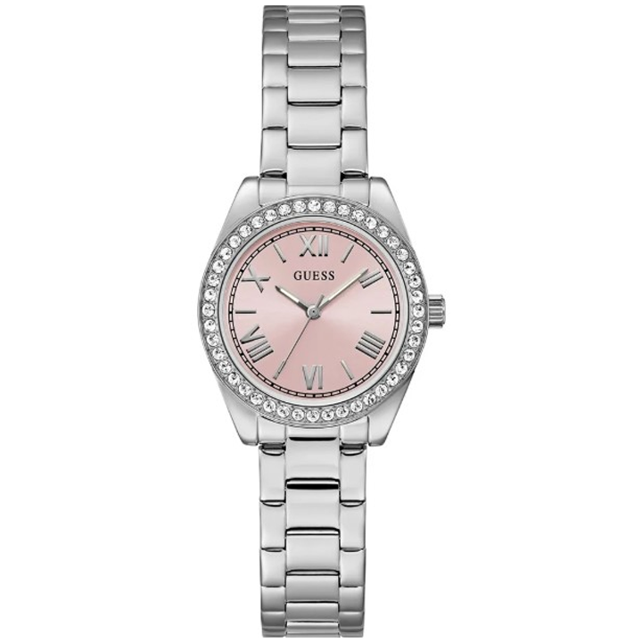 guess-mini-luna-ladies-silver-tone-analog-watch-saati