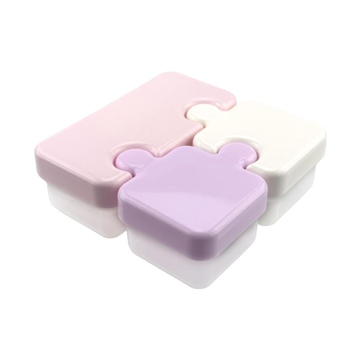 three-color-puzzle-food-container-set-3-pcspurple-white-pink-sakvebis-konteineri