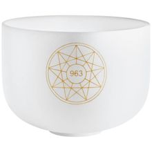 Product image of MEINL Sonic Energy Solfeggio Crystal Singing Bowl 10" - B4/963 Hz მომღერალი თასი