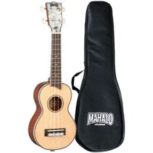 Product image of Mahalo MP1 Pearl Series, Soprano Ukulele Solid Top Natural უკულელე შალითით