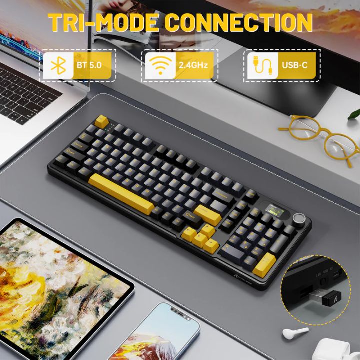 attack-shark-keyboard-mechanical-x98-pro-1khz-gaming-klaviatura-photo-3