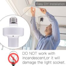 Product image of MOES WiFi Smart Light Bulb Adapter Lamp Holder Base AC 85-250V Timmer Remote E27 Lampholder