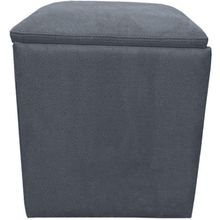 Product image of 34/34/40 პუფი ასახდელი ალკანტარა ცისფერი
