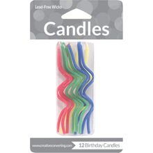 Product image of დახვეული სანთლები 4ფერში 12ც